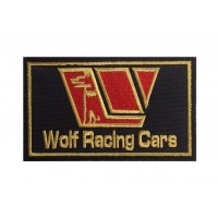 1462 Patch emblema bordado 10x6 WOLF RACING CARS