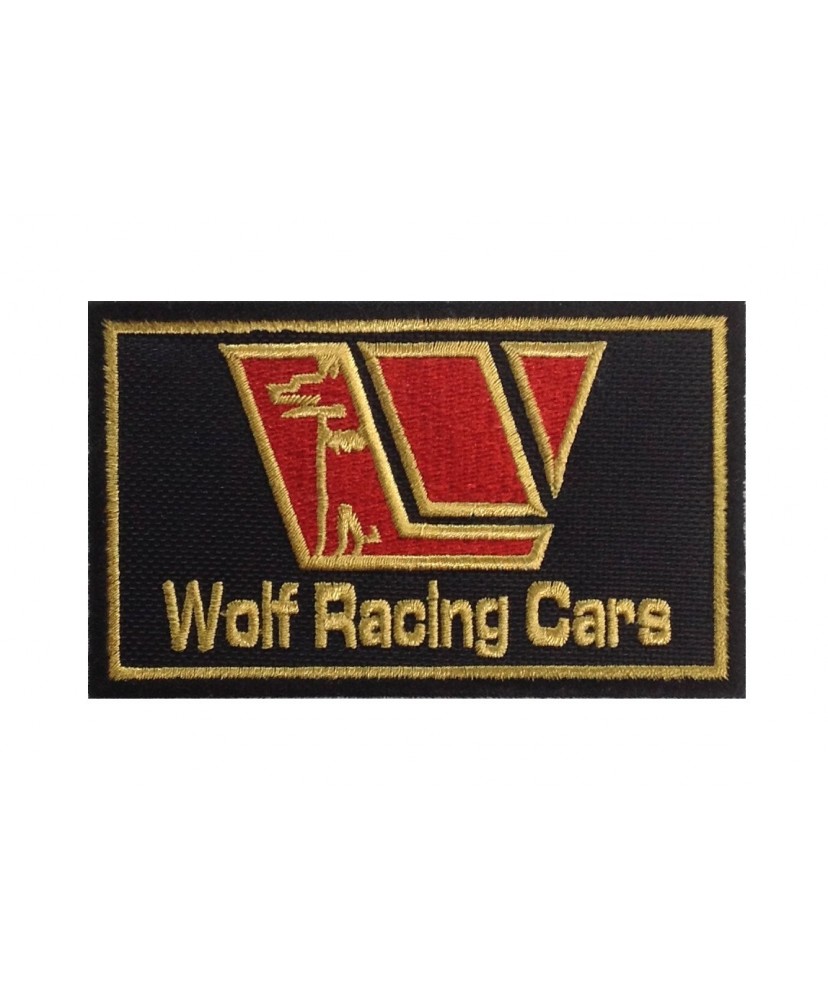 1462 Embroidered patch 10x6 WOLF RACING CARS