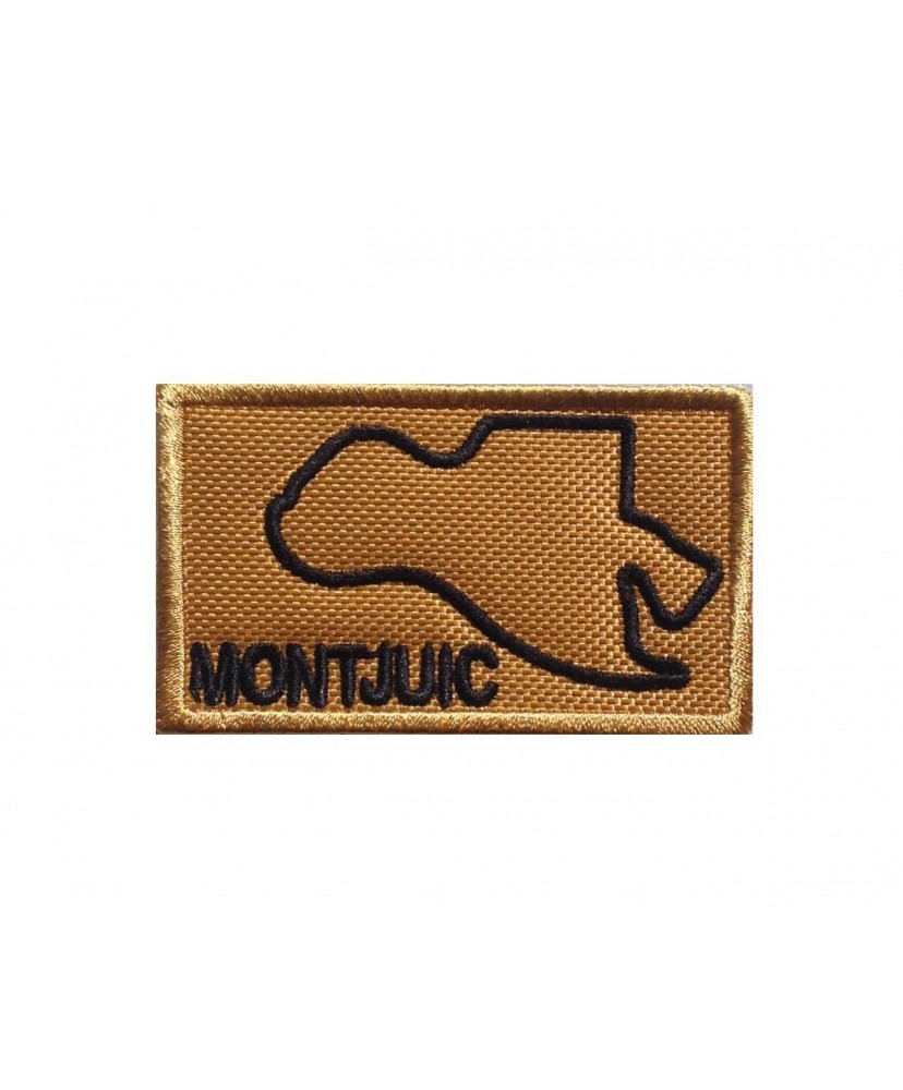 1469 Embroidered patch 7x4 CIRCUIT MONTJUIC BARCELONA SPAIN