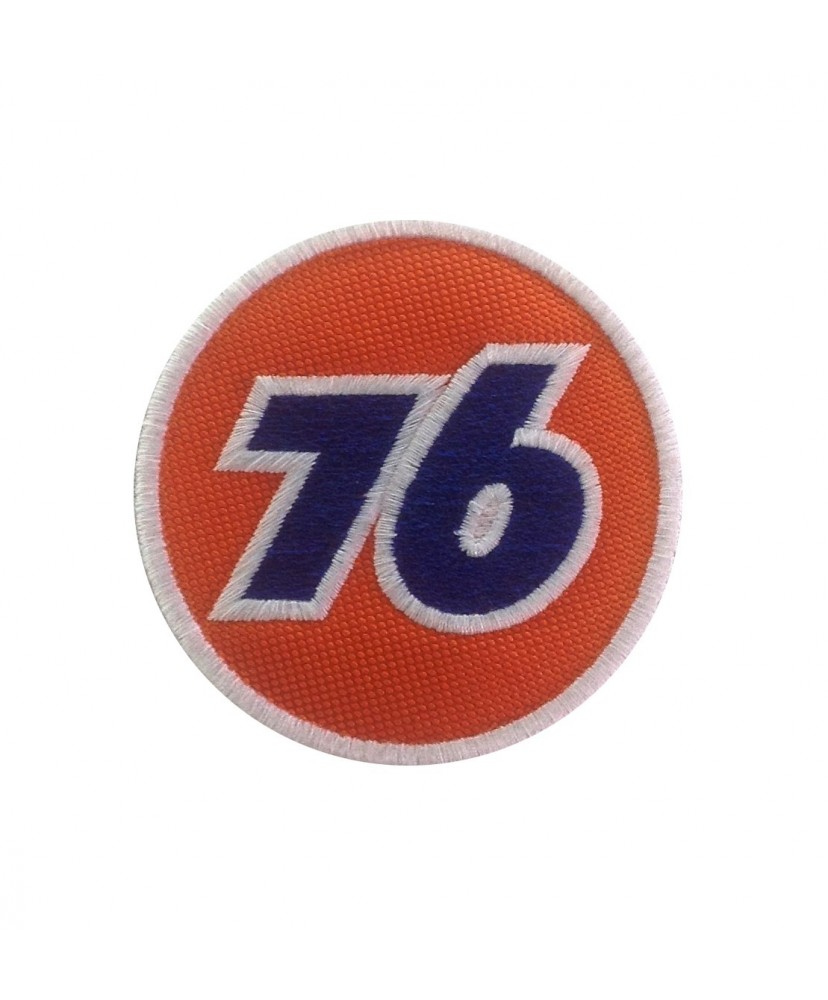 0186 Embroidered patch 7x7 UNION 76 Vespa