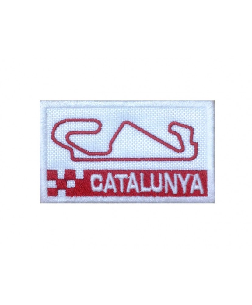 1478 Embroidered patch 7x4 CIRCUIT CATALUNYA MONTMELO BARCELONA SPAIN