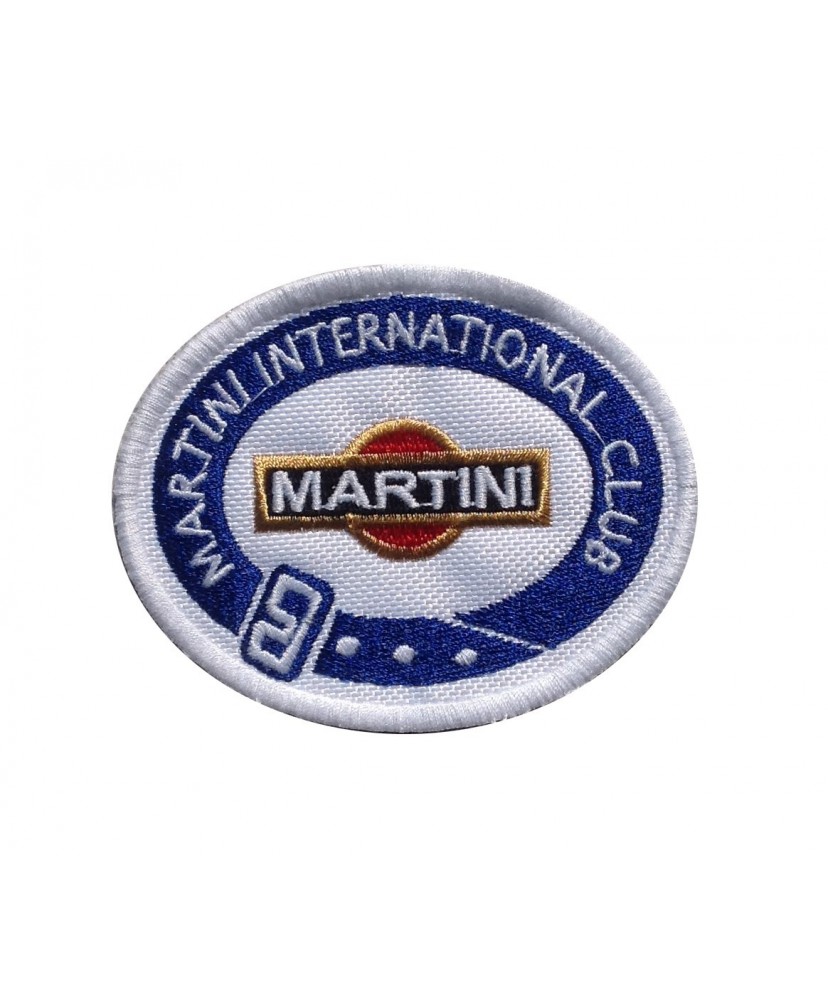 1499 Patch écusson brodé 8x6 MARTINI INTERNATIONAL CLUB