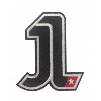 0390 Patch emblema bordado 11X9 JORGE LORENZO Nº1 MOTOGP CHAMPION
