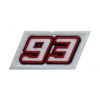 1511 Embroidered patch 8x4  Nº 93 MARC MARQUEZ