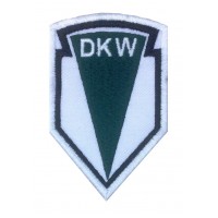 1221 Patch emblema bordado 9x6 DKW 1902 AUDI