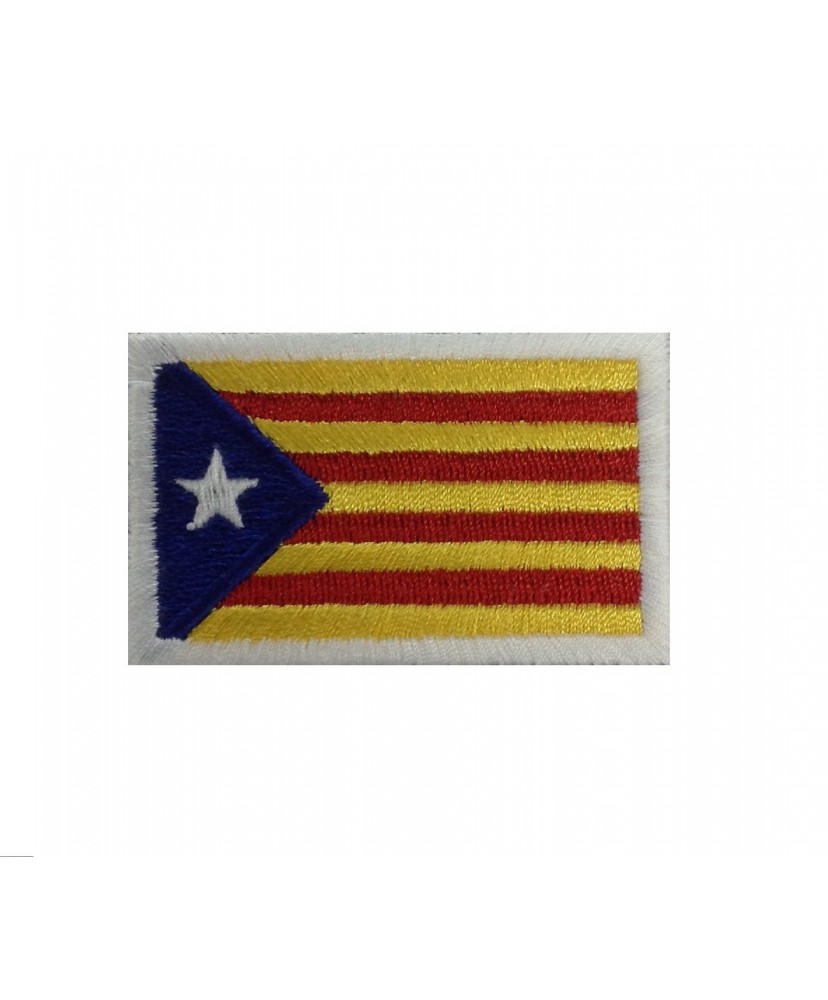 1519 Embroidered patch 6X3,7 CATALAN FLAG