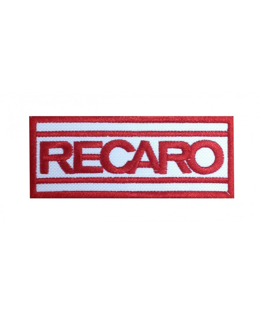 0216 Embroidered patch 10x4 RECARO