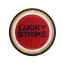 0128 Patch emblema bordado 7x7 LUCKY STRIKE