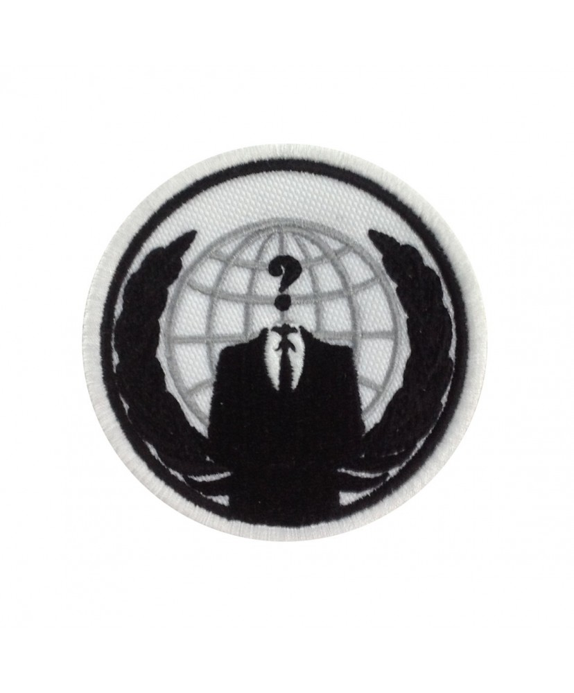1522 Patch emblema bordado 7x7 WE ARE ANONYMOUS