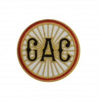1524 Embroidered patch 7x GAC MOBYLETTE MOTOBECANE