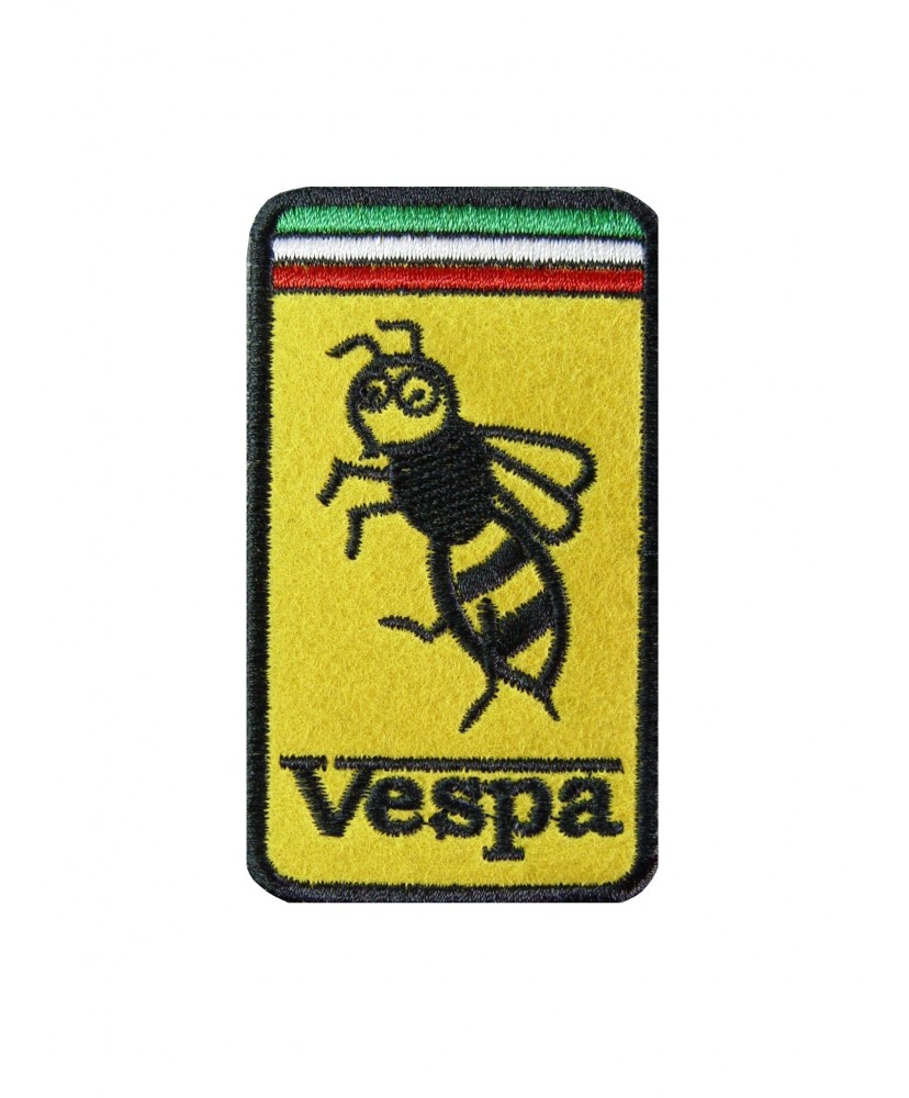 Patch emblema bordado 9x5 Vespa