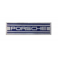 1542 Embroidered patch sew on 11X3 PORSCHE