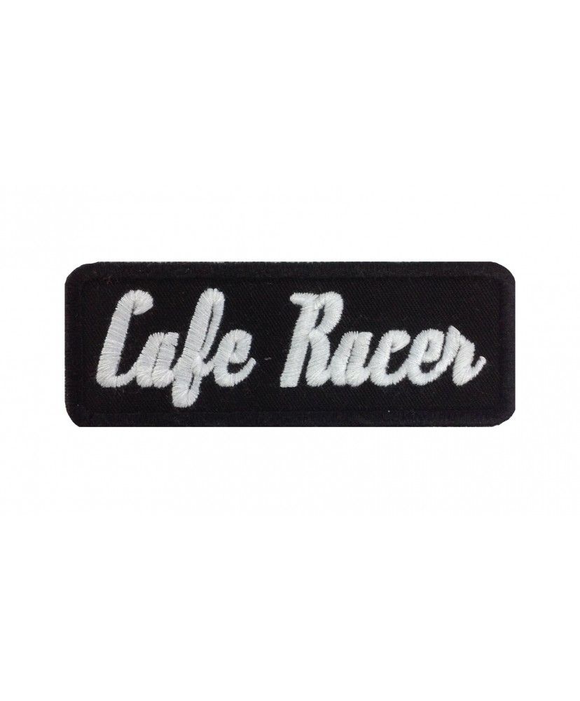 1551 Embroidered patch sew on 9X3 CAFE RACER