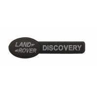 0944 Embroidered patch 11X3 LAND ROVER DISCOVERY green