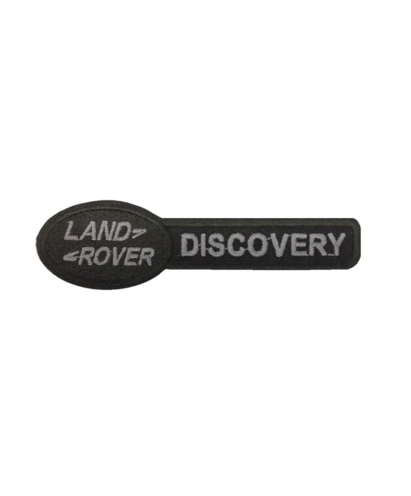 0944 Embroidered patch 11X3 LAND ROVER DISCOVERY green
