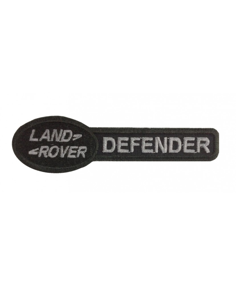 0947 Embroidered patch 11X3 LAND ROVER DEFENDER green