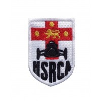 1565 Patch emblema bordado 7x5 HRSCA HISTORIC SPORTS and RACING CAR ASSOCIATION