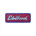 1567 Embroidered patch 10x3 EDELBROCK