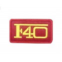1569 Patch emblema bordado 8x6 FERRARI F40