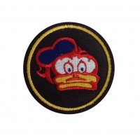 1572 Embroidered patch 7x7 BARRY SHEENE DONALD DUCK