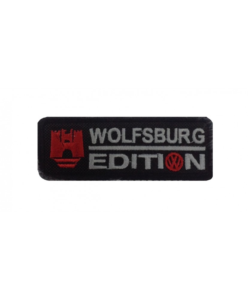 1573 Patch emblema bordado 9X3 VW VOLKSWAGEN WOLFSBURG EDITION