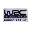 1574 Parche emblema bordado 8X5 WRC FIA WORLD RALLY CHAMPIONSHIP 