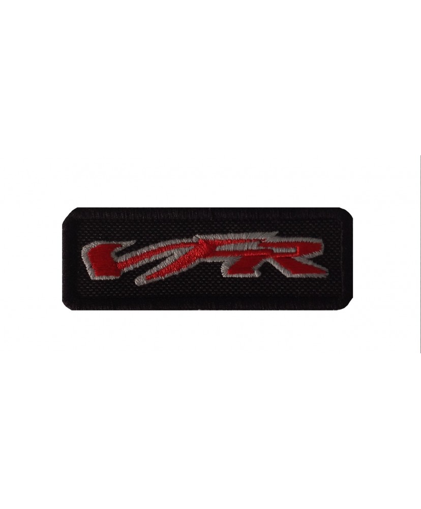 1583 Embroidered patch 8X3 HONDA VFR red