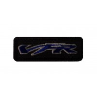 1584 Embroidered patch 8X3 HONDA VFR blue