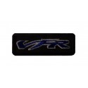 1584 Embroidered patch 8X3 HONDA VFR blue