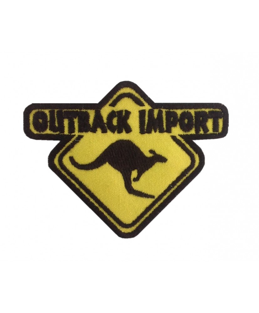 0345 Embroidered patch 9x7 OUTBACK IMPORT