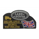 1586 Embroidered patch 13x7 LAND ROVER ONE LIFE, LIVE IT - SOLIHULL WEST MIDLANDS