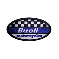 1594 Embroidered patch sew on 9x5 BUELL MOTORCYCLES