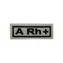 Embroidered patch 6x2.3 sanguine type A Rh +