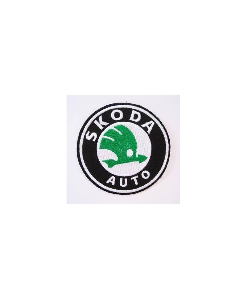 Embroidered patch 5X5 SKODA