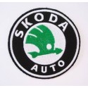 Embroidered patch 5X5 SKODA