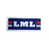 1666 Patch emblema bordado 10x4 LML