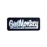 1674 Parche emblema bordado 10x4  GAS MONKEY GARAGE USA