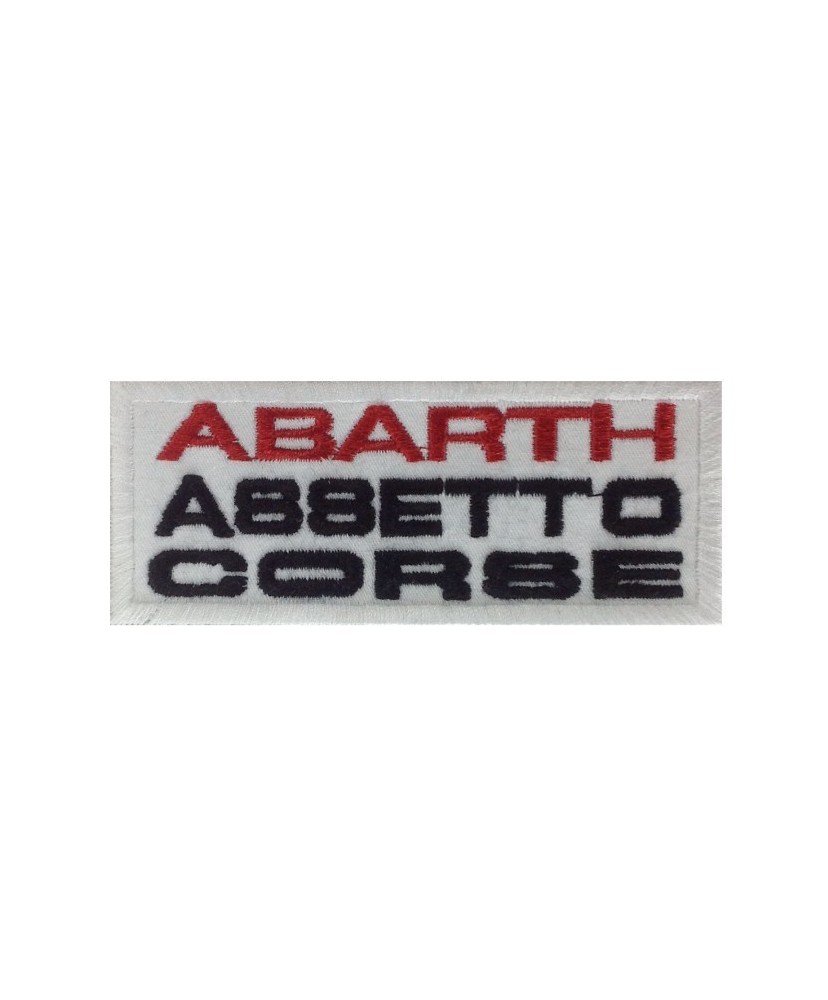 1700 Embroidered patch 10x4 ABARTH ASSETTO CORSE 