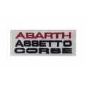 1700 Embroidered patch 10x4 ABARTH ASSETTO CORSE 