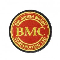 1709 Patch écusson brodé  7x7 BMC THE BRITISH MOTOR CORPORATION LTD