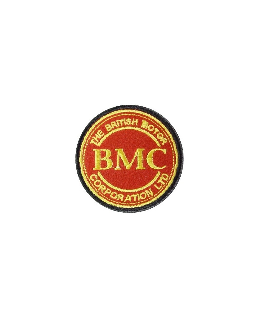 1709 Embroidered sew on patch 7x7 BMC THE BRITISH MOTOR CORPORATION LTD