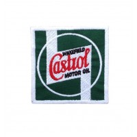 1714 Embroidered sew on patch 7x7 CASTROL WAKEFIELD MOTOR OIL