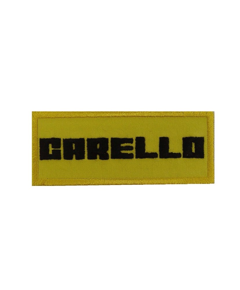 1715 Embroidered sew on patch 10x4 CARELLO