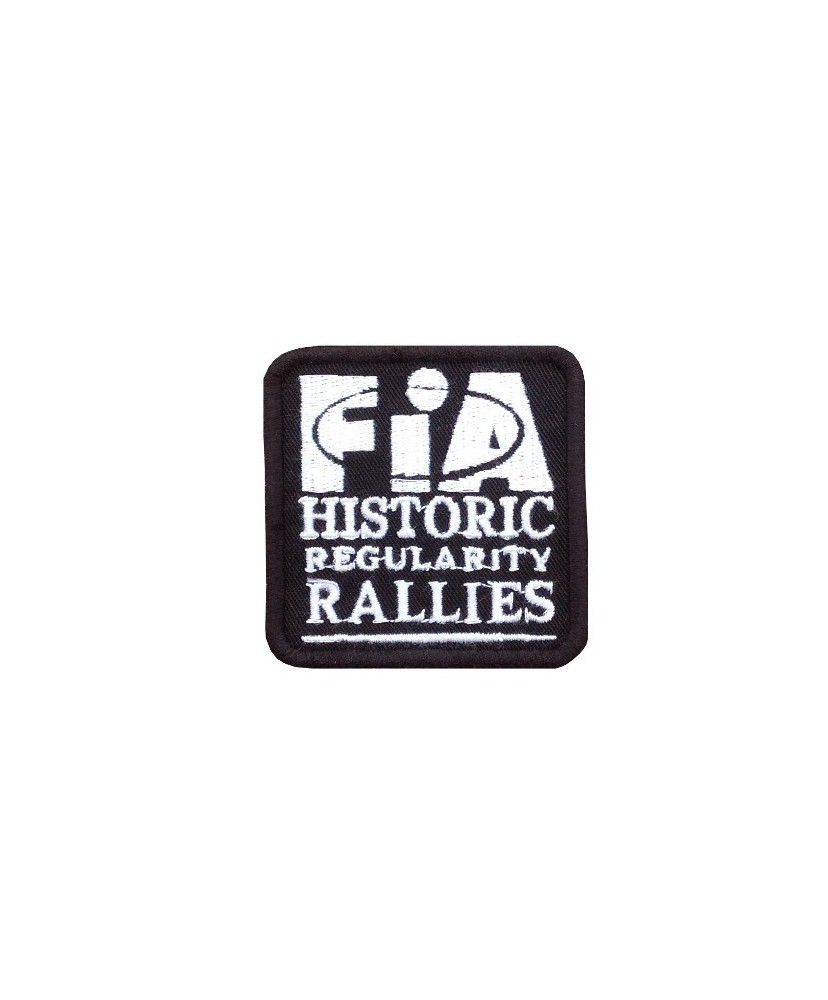 1719 Patch emblema bordado 6X6 FIA HISTORIC REGULARITY RALLIES