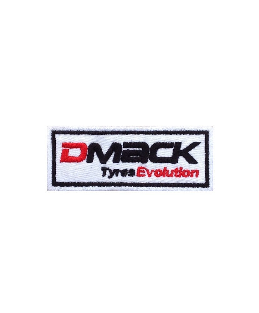1720 Embroidered sew on patch 10x4 D MACK TYRES EVOLUTION