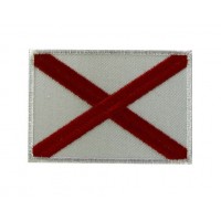 Patch emblema bordado 7X5 bandeira cruz inglesa