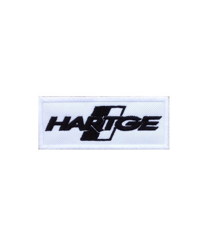 1728 Embroidered patch 10x4 HARTGE