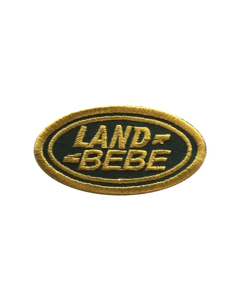 1736 Patch emblema bordado 6X3 LAND ROVER BEBE
