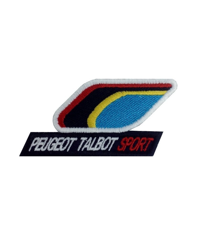 0972 Embroidered patch 10x5 PEUGEOT TALBOT SPORT 205 T16