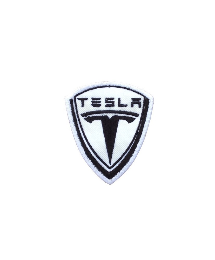 1752 Embroidered patch 8x6 TESLA MOTORS